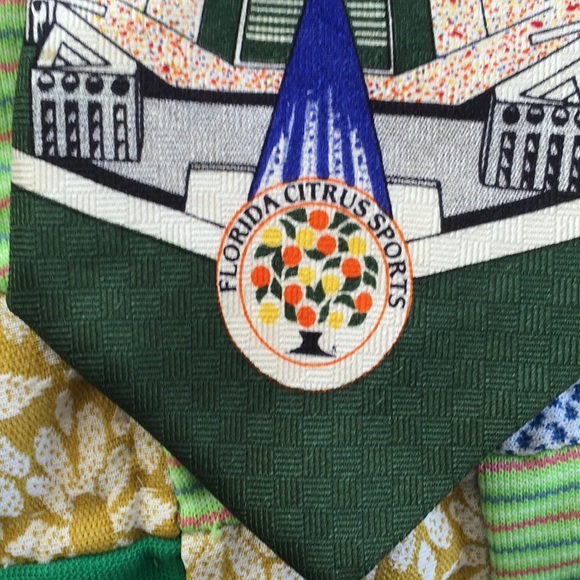 Vintage SEC /BIGTEN citrus bowl neck tie - Picture 2 of 2